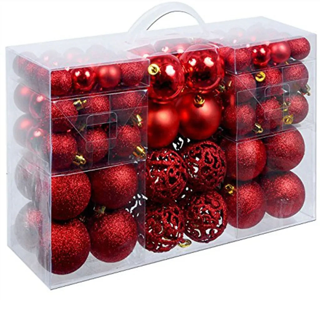 100pcs Christmas ball gift box