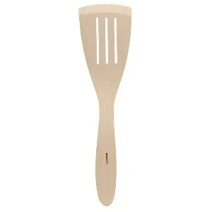 12” Beechwood Slotted Spatula