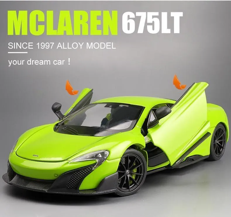 1:24 McLaren 675LT Alloy Model Car