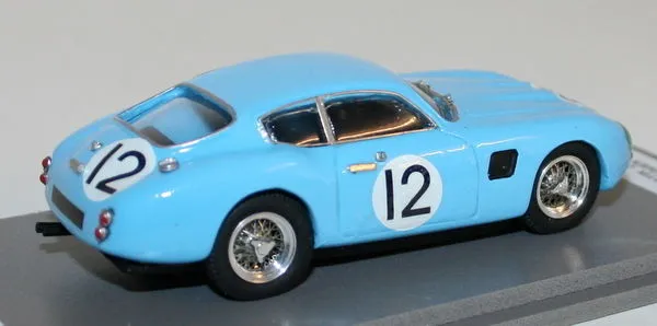 1/43 Scale Kit Built Resin Model  Aston Martin Zagato Le Mans 1962 Kerguen Franc