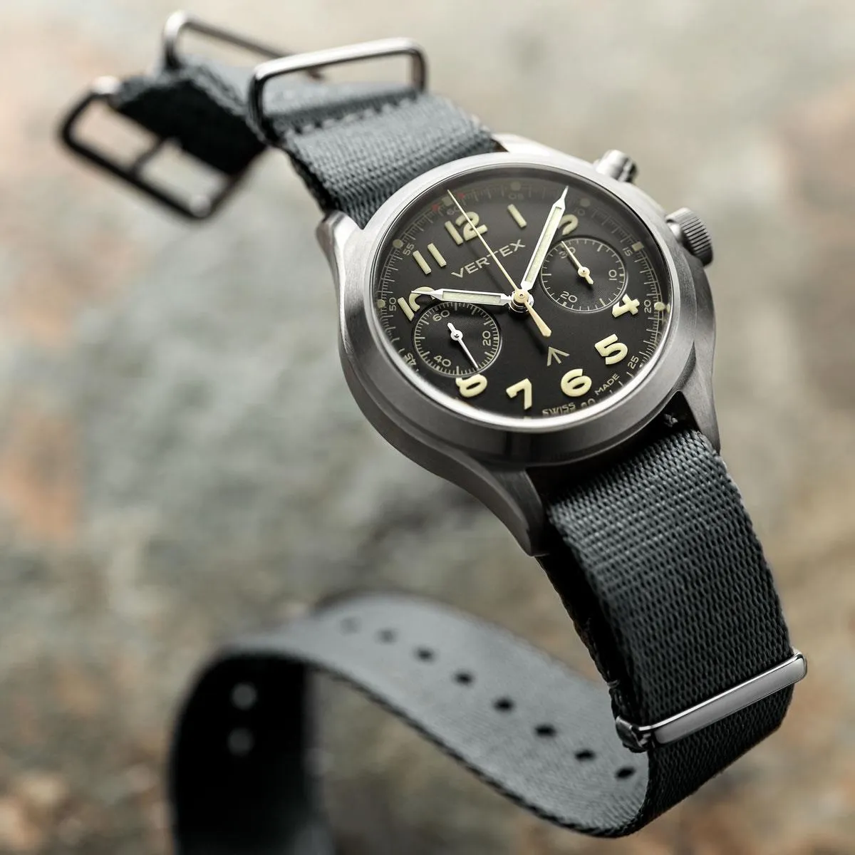 1973 British Military Watch Strap: APEX - Army Green