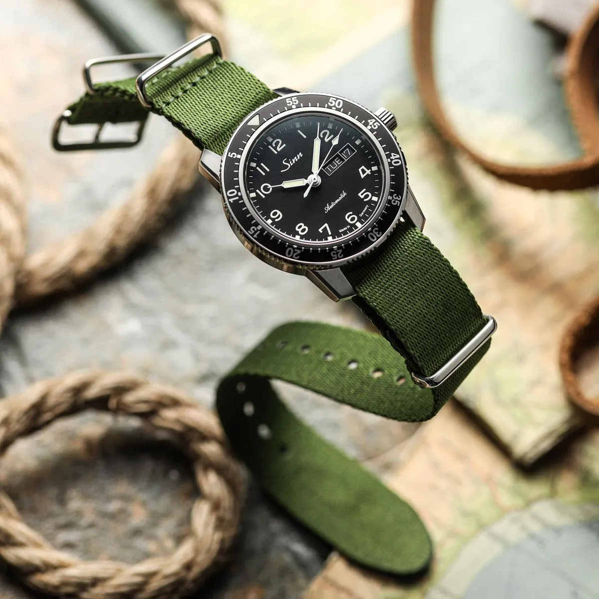 1973 British Military Watch Strap: APEX - Army Green