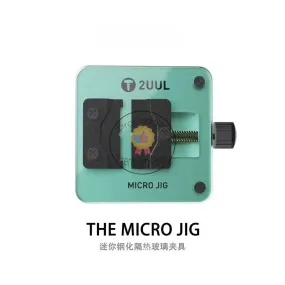 2UUL THE MICRO JIG Holder Universal Chip MINI Fixture BGA Glass Holder Phone Motherboard NAND CPU IC Cleaning Clamp Repair Tools