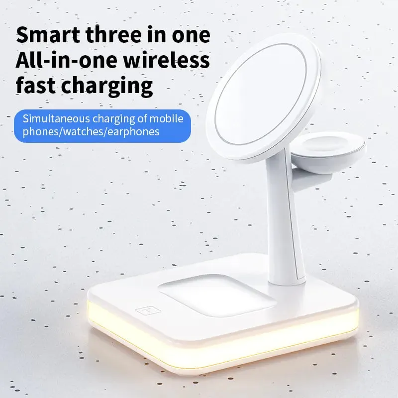 3 In 1 Magnetic Wireless Charger Stand