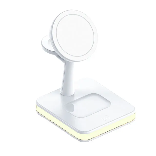 3 in 1 Wireless Charger Stand with Led Light