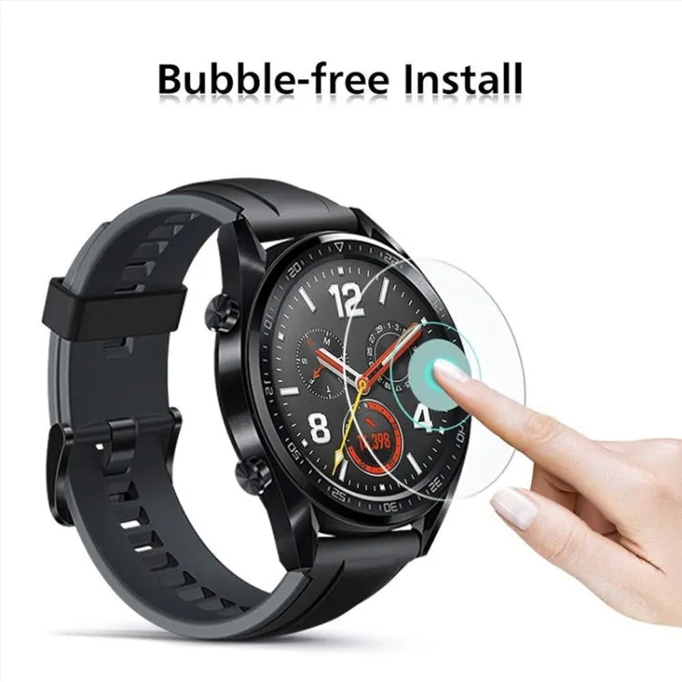 50 PCS 0.26mm 2.5D Tempered Glass Film for Lenovo Watch 9