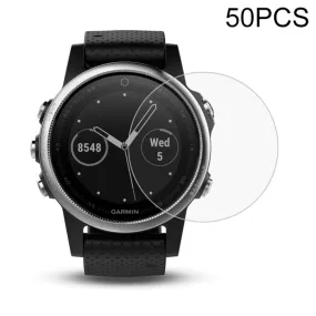 50 PCS For Garmin Fenix 5S 0.26mm 2.5D Tempered Glass Film