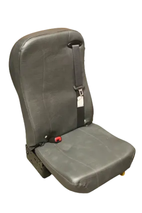 AbiliTrax 3PT Flip Seat in Gray Vinyl for use with Step N Lock Legs w/CRS