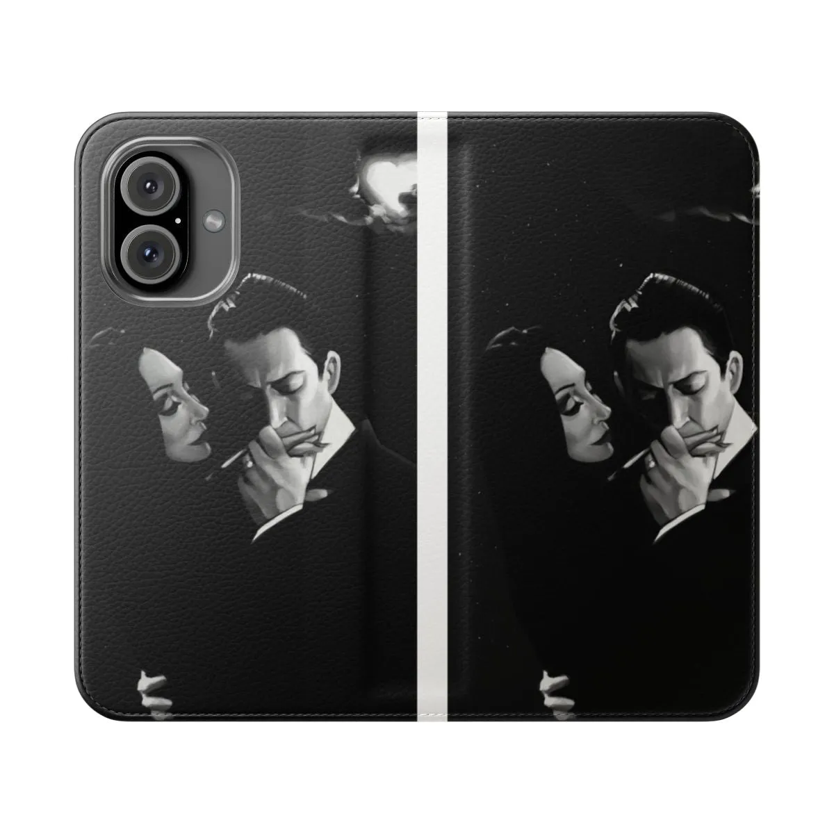 Addams Family Inspired Gothic Romance Flip Cover Phone Case