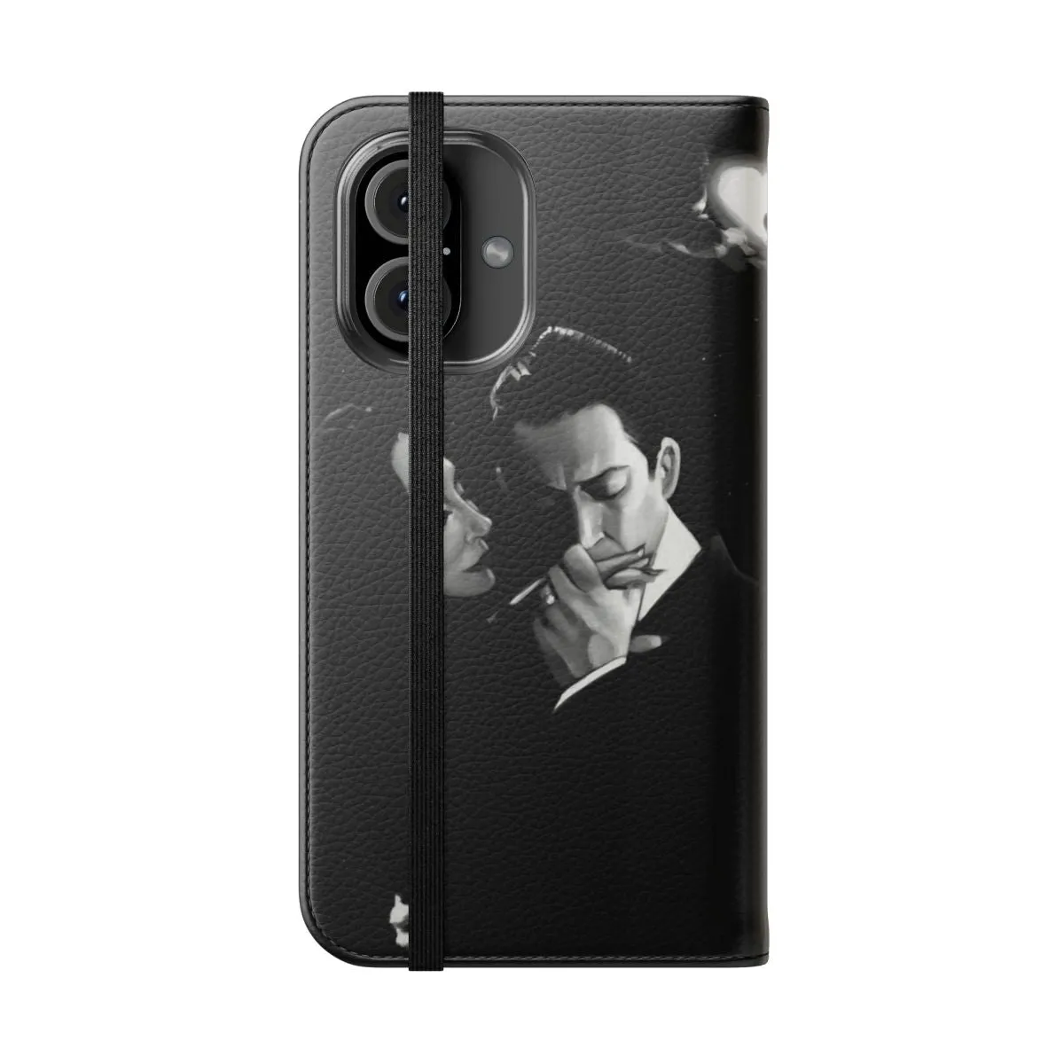 Addams Family Inspired Gothic Romance Flip Cover Phone Case