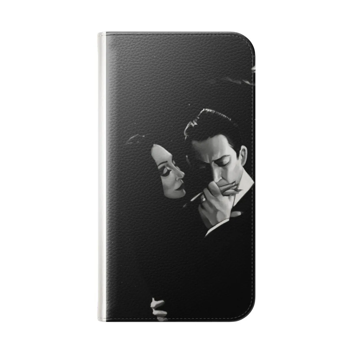 Addams Family Inspired Gothic Romance Flip Cover Phone Case