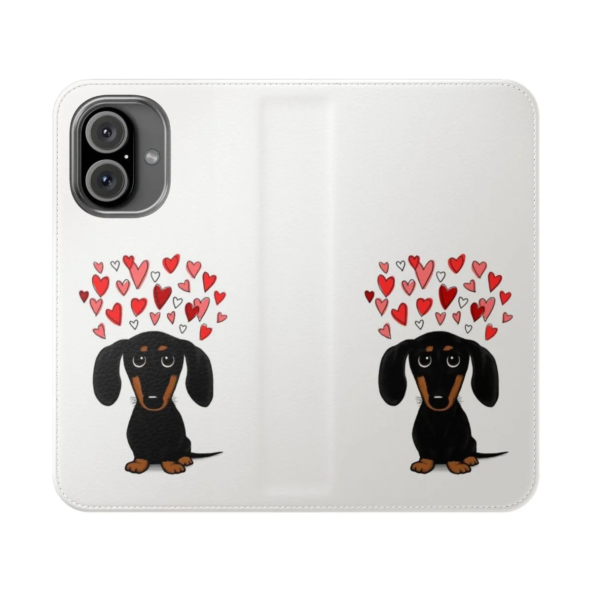 Adorable Dachshund Valentine's Day Phone Case for Dog Lovers