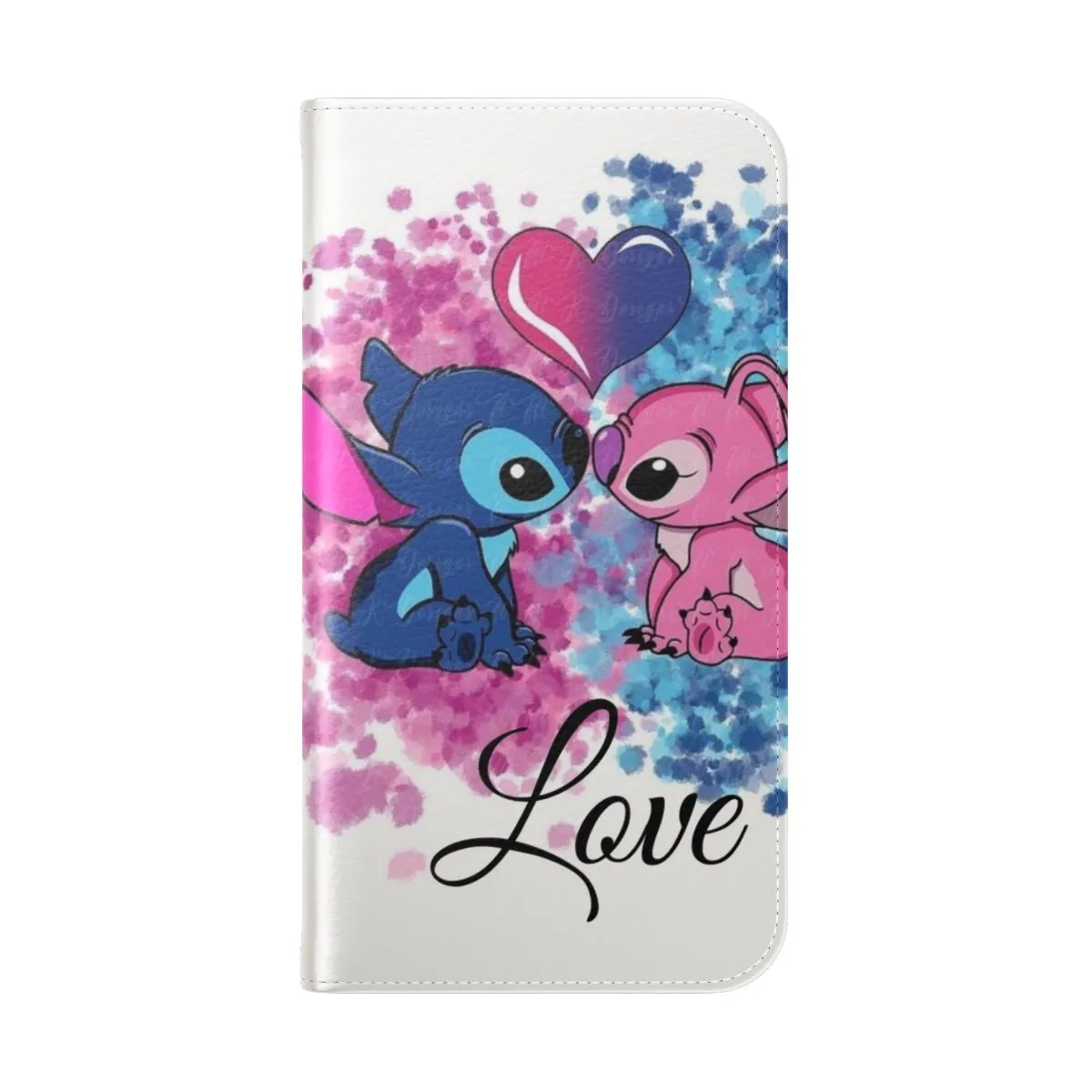 Adorable Lilo & Stitch-Inspired Flip Phone Case - Aloha Style