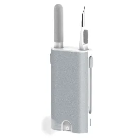 Airpod Pen Cleaner Kit - Multi-Function, Laptop, Phone, Screen, Earphone Cleaning Brush, Charging Case, Flocking Sponge