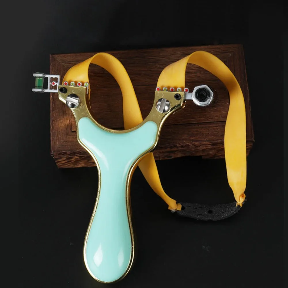 Alloy Flat Skin Infrared Free Binding Slingshot