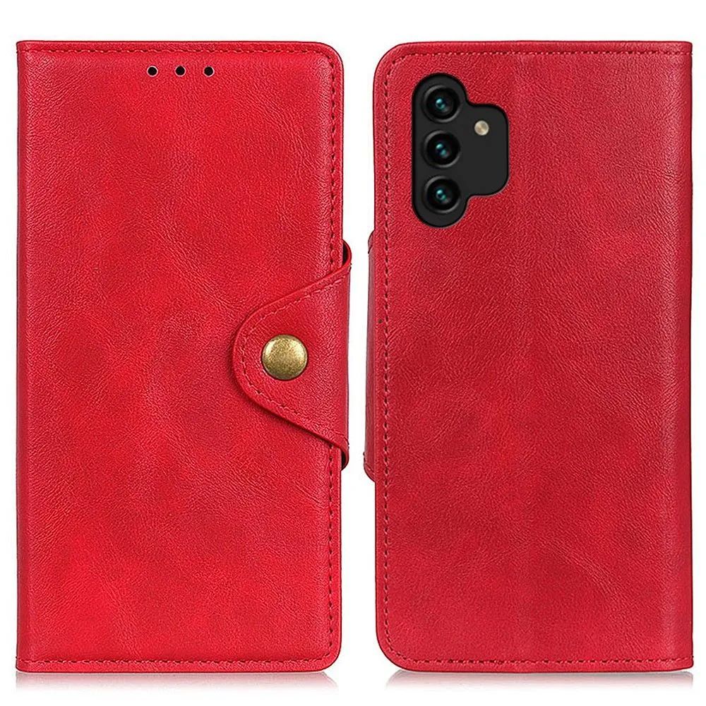 Alpha Samsung Galaxy A13 4G flip case - Red