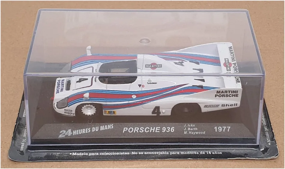 Altaya 1/43 Scale 27424N - Porsche 936 #4 24h Le Mans 1977