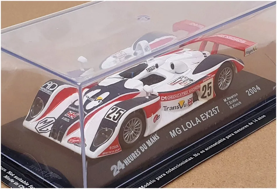 Altaya 1/43 Scale 27424U - MG Lola EX257 #25 24h Le Mans 2004