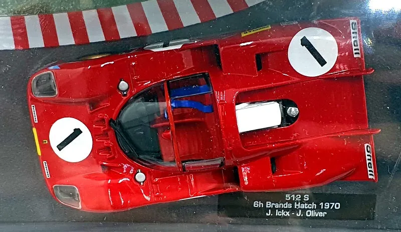 Altaya 1/43 Scale 28424G - Ferrari 512 S #1 6h Brands Hatch 1970