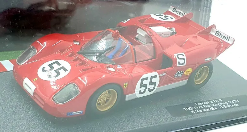 Altaya 1/43 Scale 30424H - Ferrari 512 S #55 1000km Nurburgring 1970 - Red