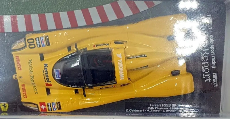 Altaya 1/43 Scale 30424J - Ferrari F333 SP #00 24h Daytona 1999 - Yellow