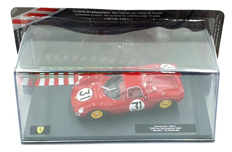 Altaya 1/43 Scale 30424V - Ferrari Dino 166 P #31 1000 km Nurburgring 1965