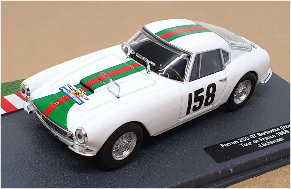 Altaya 1/43 Scale 610231 - Ferrari 250 GT #158 Tour de France 1959 - White