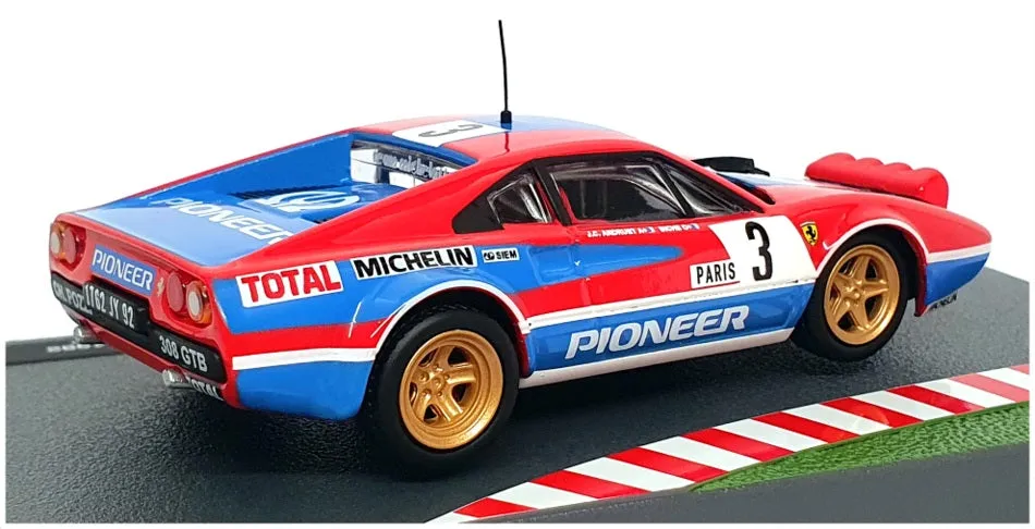 Altaya 1/43 Scale 61023K - Ferrari 308 GTB #3 Monte Carlo Rally 1982