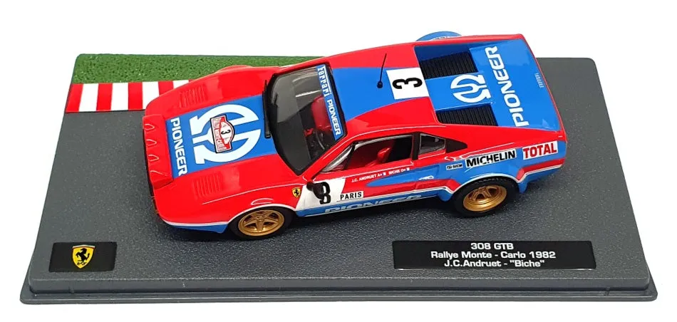 Altaya 1/43 Scale 61023K - Ferrari 308 GTB #3 Monte Carlo Rally 1982