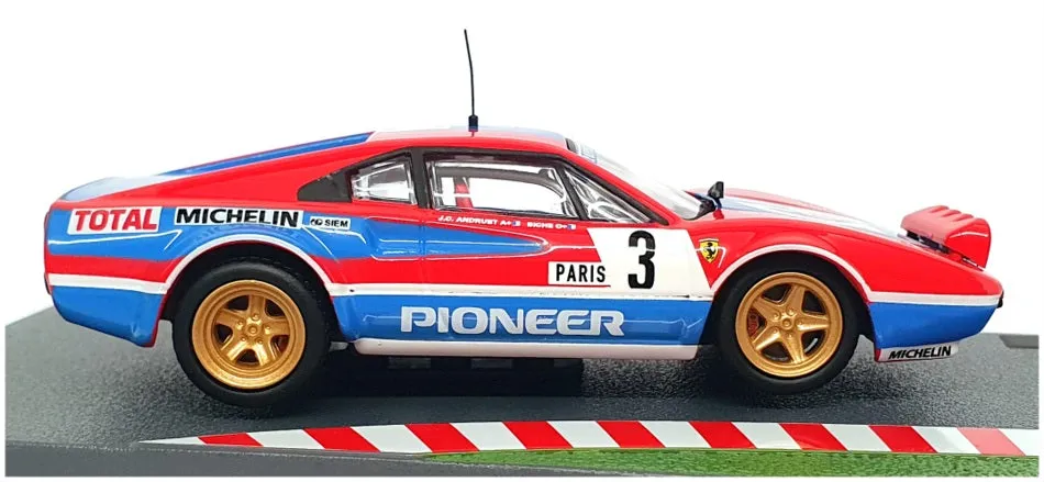 Altaya 1/43 Scale 61023K - Ferrari 308 GTB #3 Monte Carlo Rally 1982