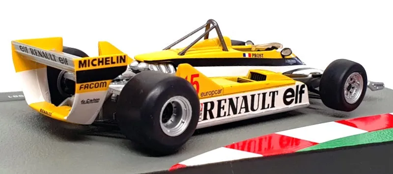 Altaya 1/43 Scale 91024D - F1 Renault RE30 1981 #15 A. Prost - Yellow/White