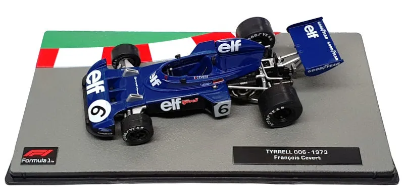 Altaya 1/43 Scale 91024H - F1 Tyrrell 006 1973 #6 F. Cevert - Blue