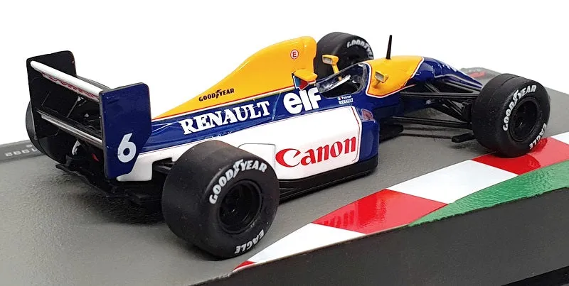 Altaya 1/43 Scale 91024L - F1 Williams FW14B 1992 #6 Patrese - Blue/White/Yellow