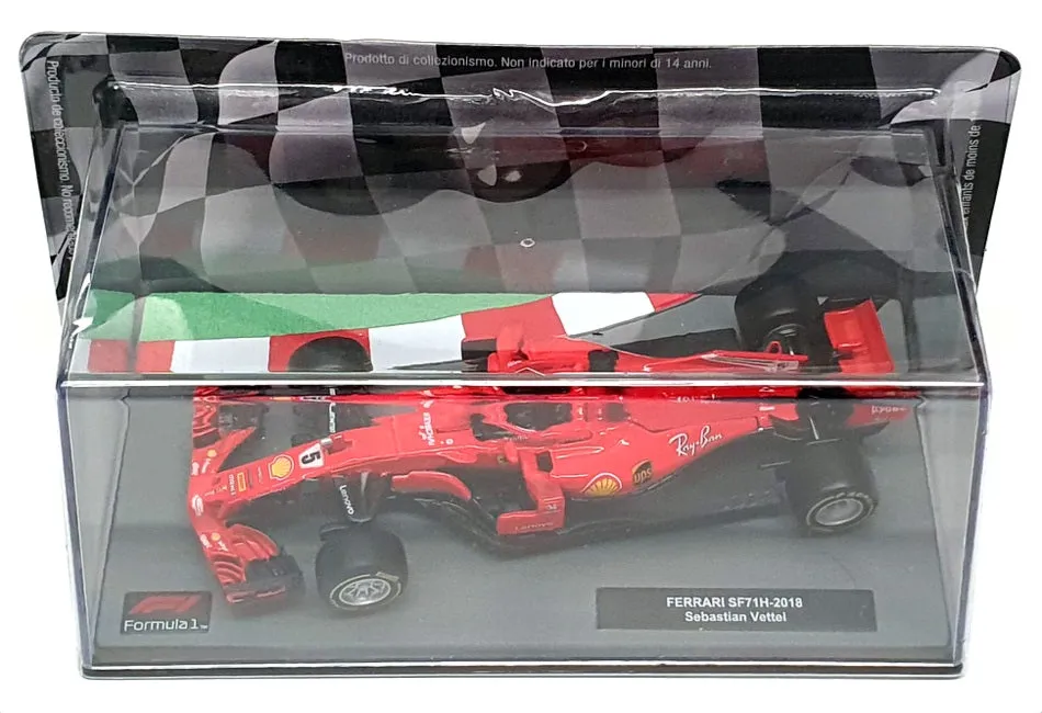 Altaya 1/43 Scale AT19723B - F1 Ferrari SF71H 2018 - Sebastian Vettel