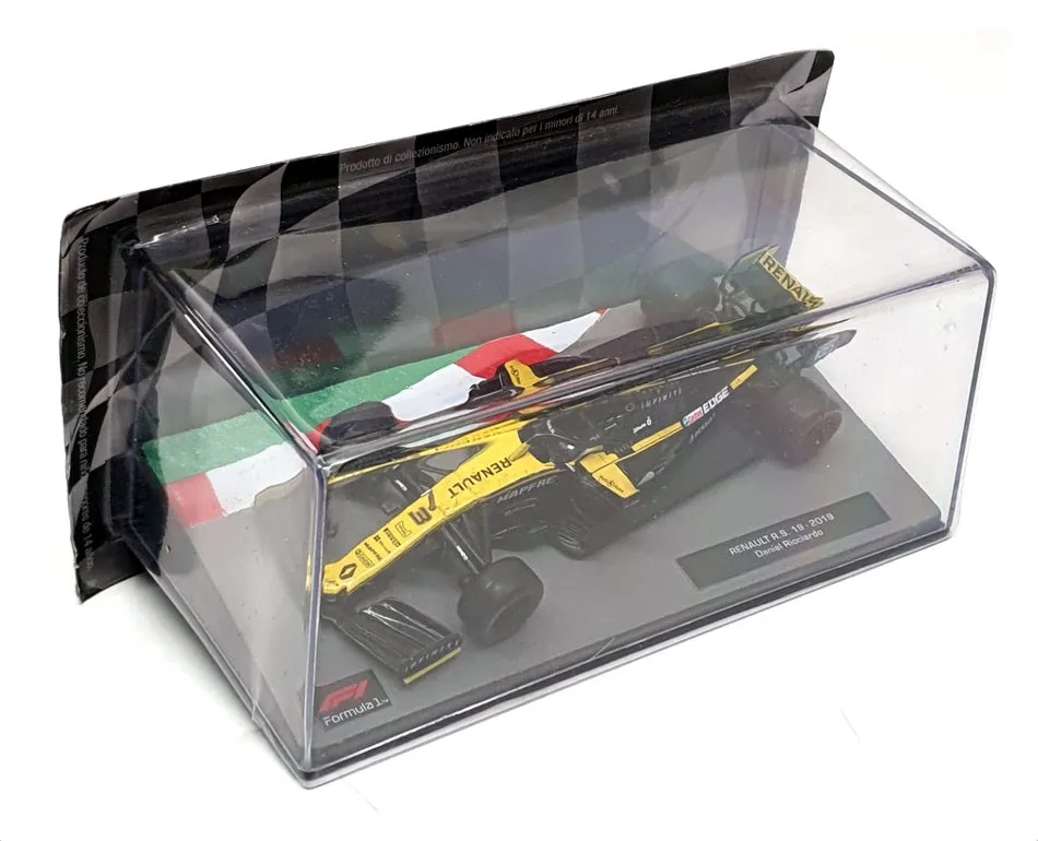 Altaya 1/43 Scale AT301122G - F1 2019 Renault R.S. 19 Ricciardo - Yellow/Black