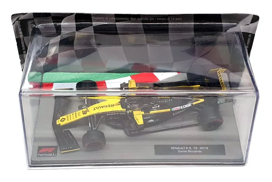 Altaya 1/43 Scale AT301122G - F1 2019 Renault R.S. 19 Ricciardo - Yellow/Black