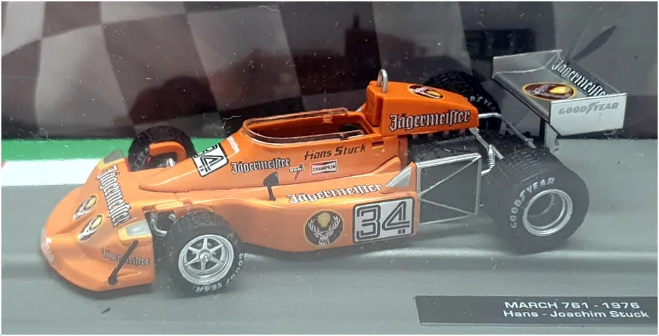 Altaya 1/43 Scale AT301122V - F1 1976 March 761 H. Joachim-Stuck - Orange