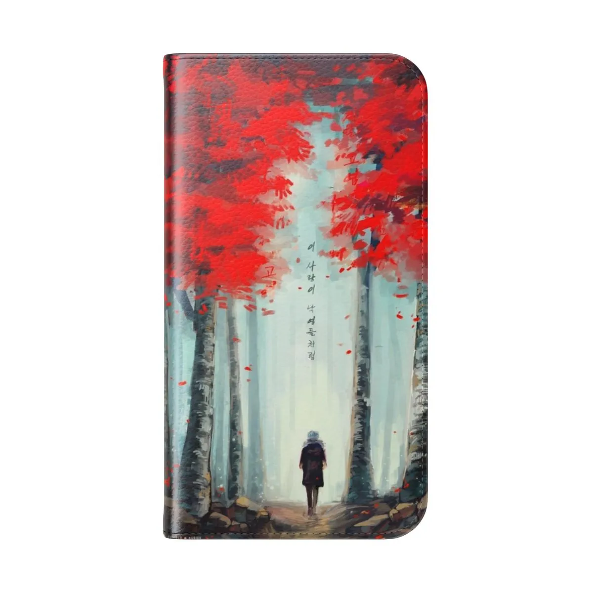 Anime Cartoon Inspired Dead Leaves Flip Cover Phone Case