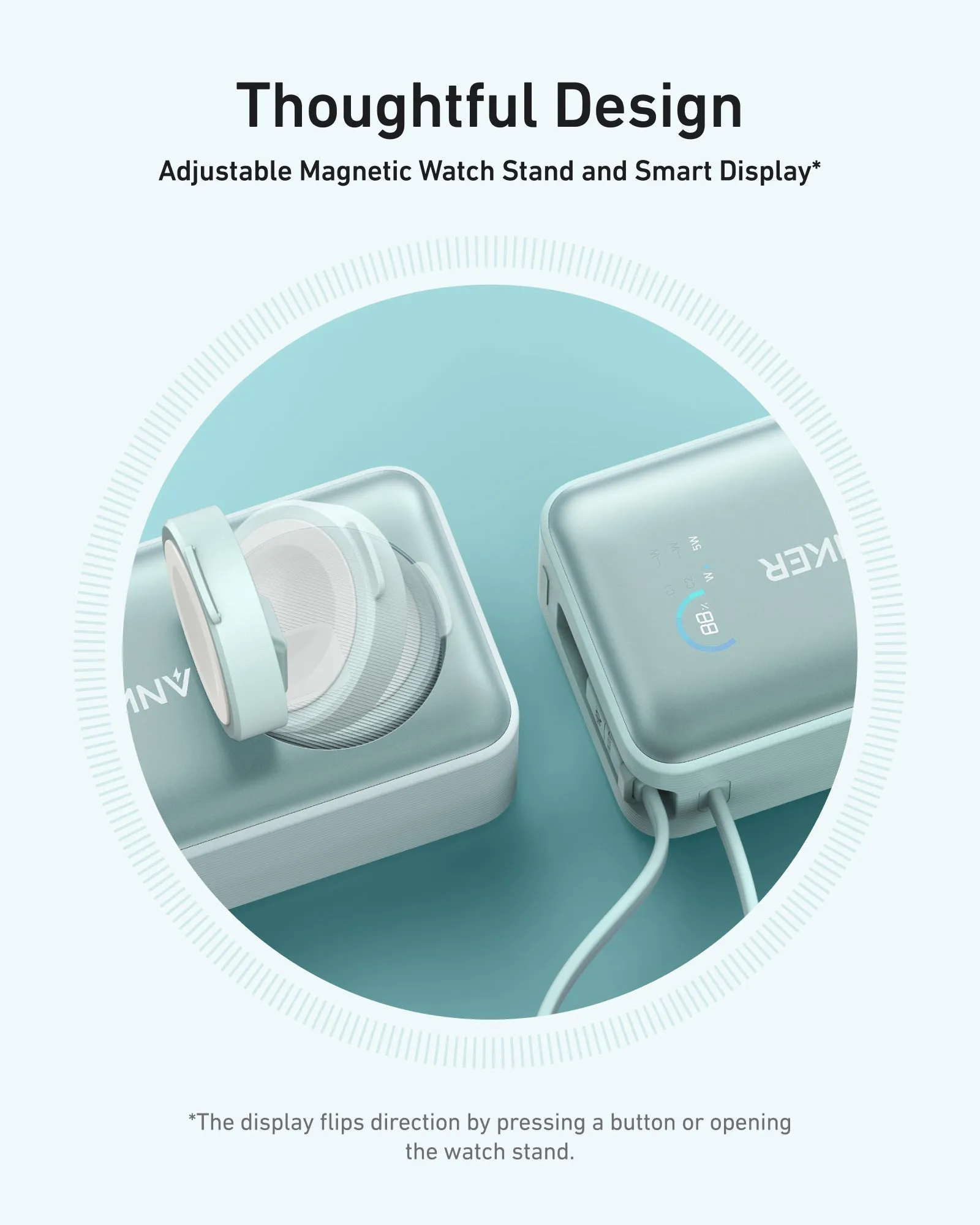 Anker MagGo Power Bank (10K, 35W, For Apple Watch)