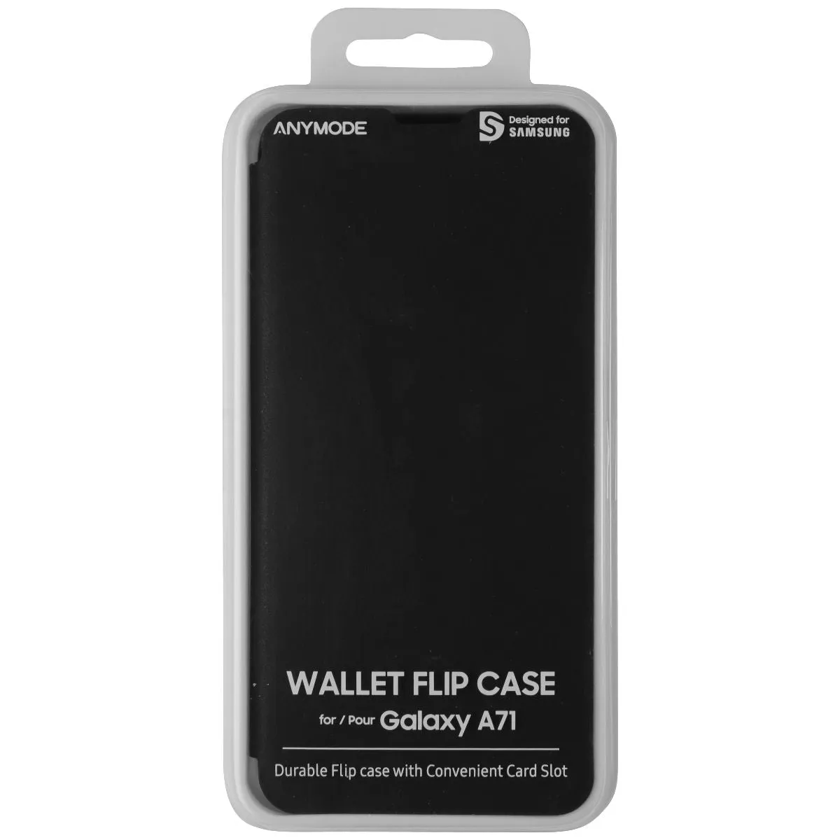 AnyMode Wallet Flip Case for Samsung Galaxy A71 - Black