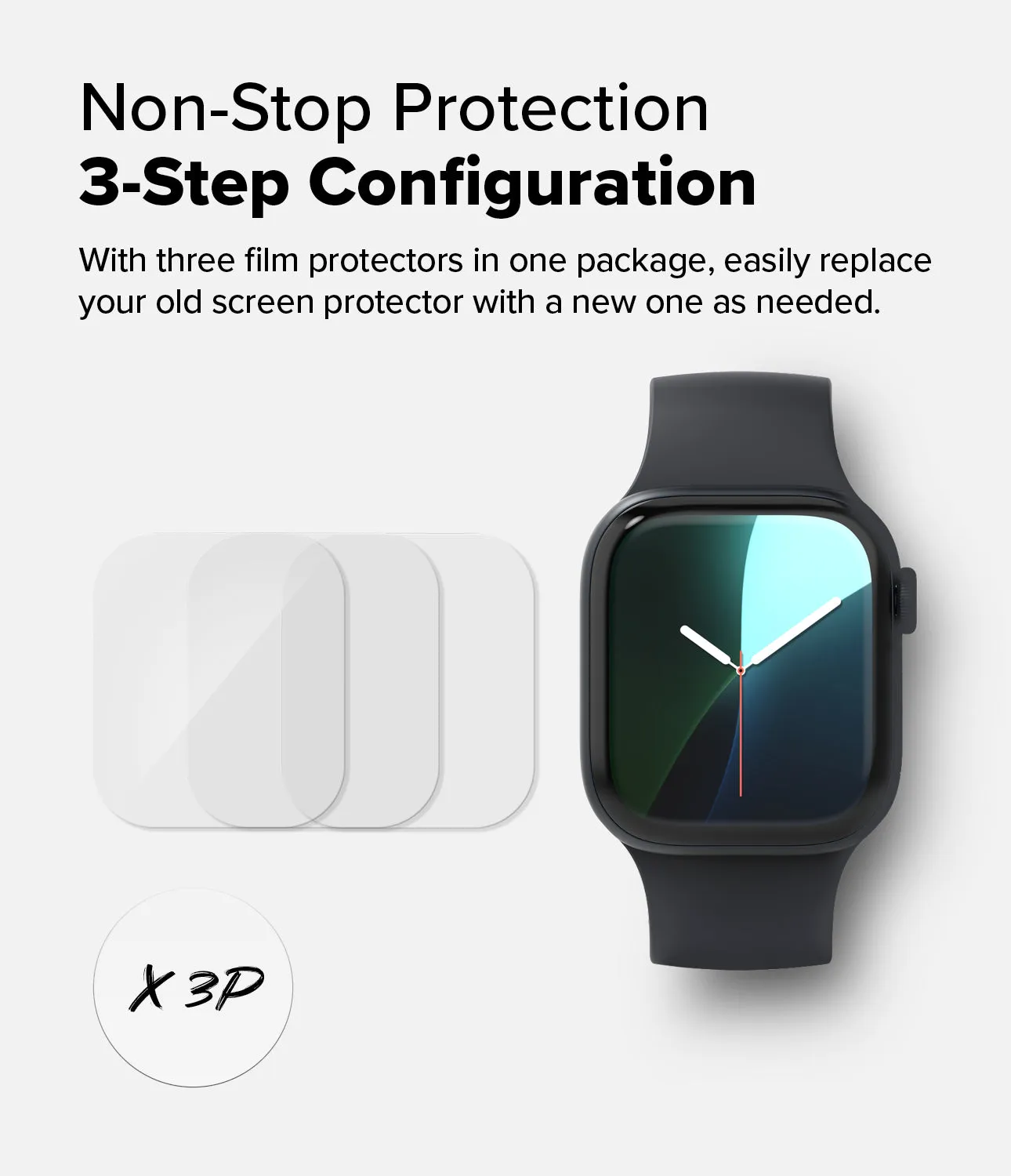 Apple Watch 10 (46mm) Screen Protector | Dual Easy Film