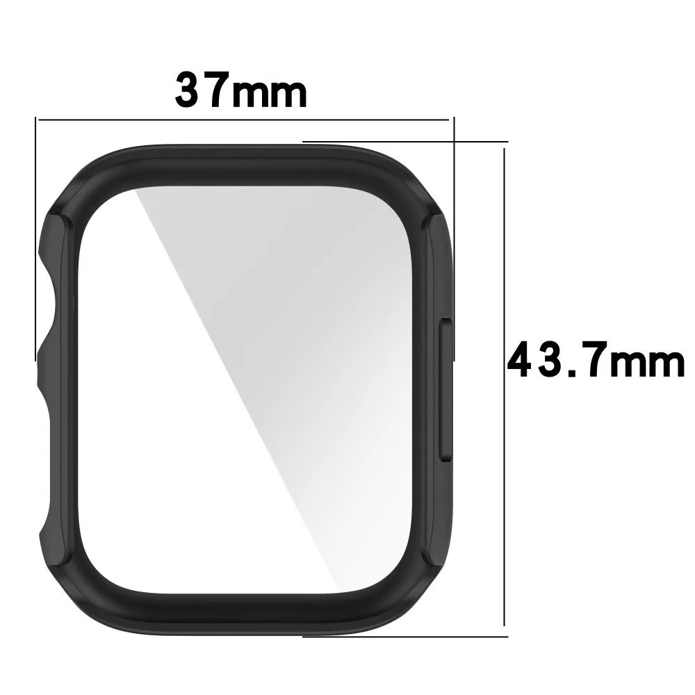 Apple Watch (41mm) 2-in-1 cover with tempered glass screen protector - Midnight Blue