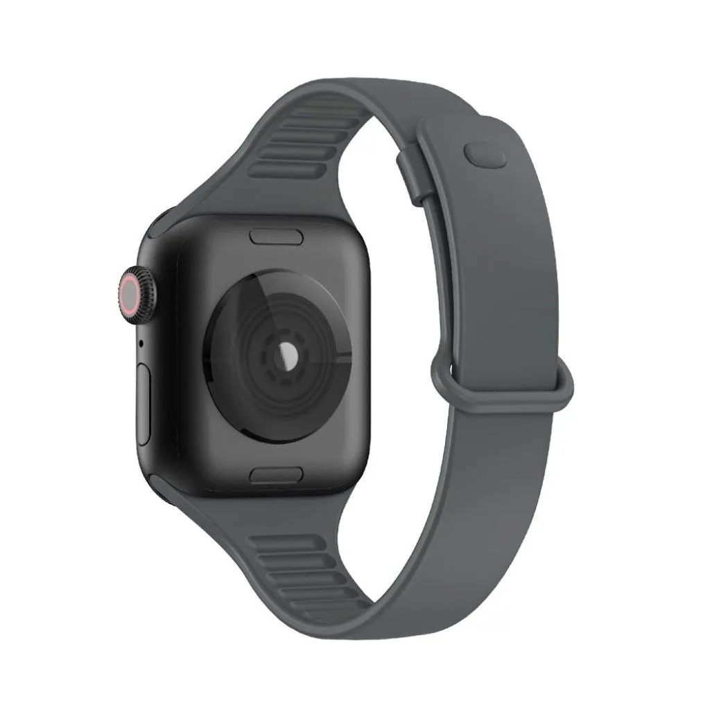 Apple Watch 44mm TPU slide buckle watch strap - Dark Grey