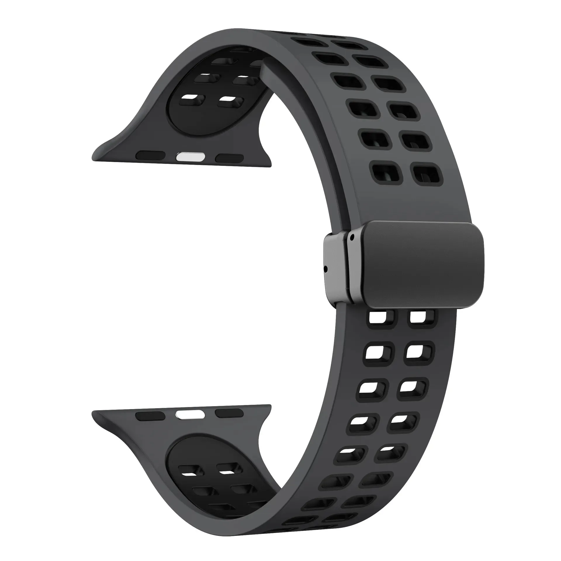 Apple Watch Magnetic Buckle Silicone Band | M02