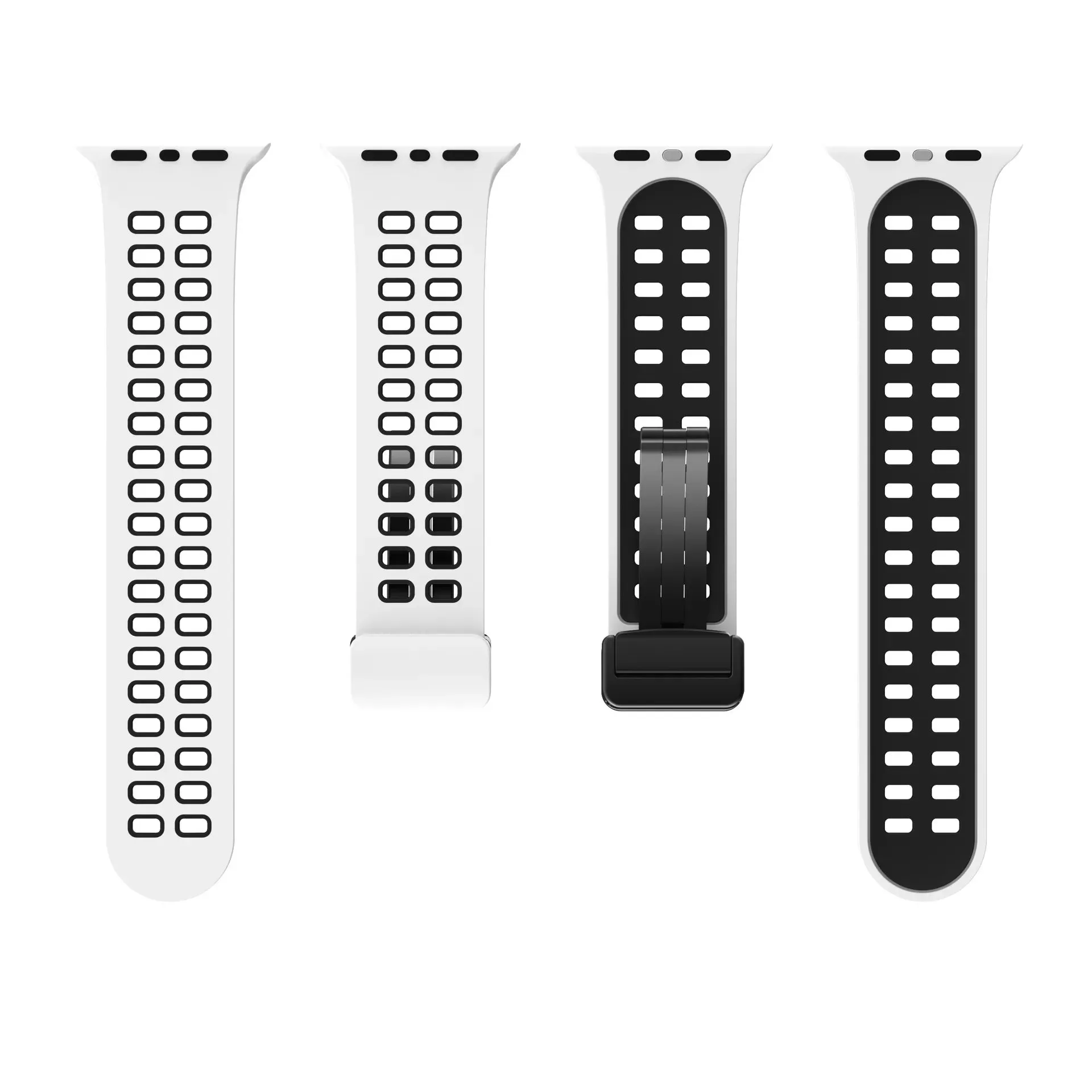 Apple Watch Magnetic Buckle Silicone Band | M02