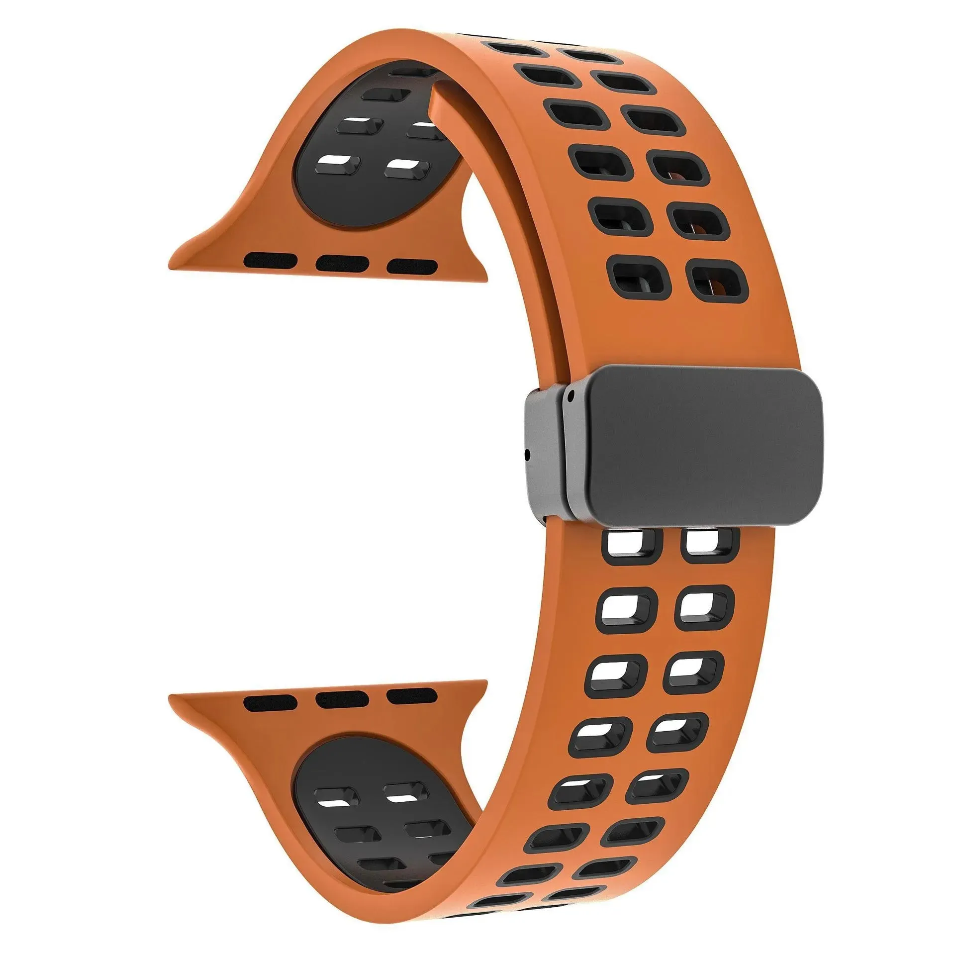 Apple Watch Magnetic Buckle Silicone Band | M02