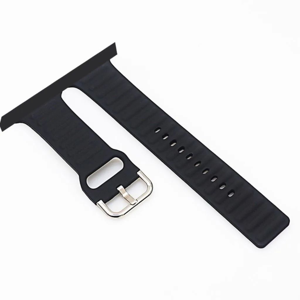 Apple Watch Series 6 / 5 40mm cool style silicone watch band - Black