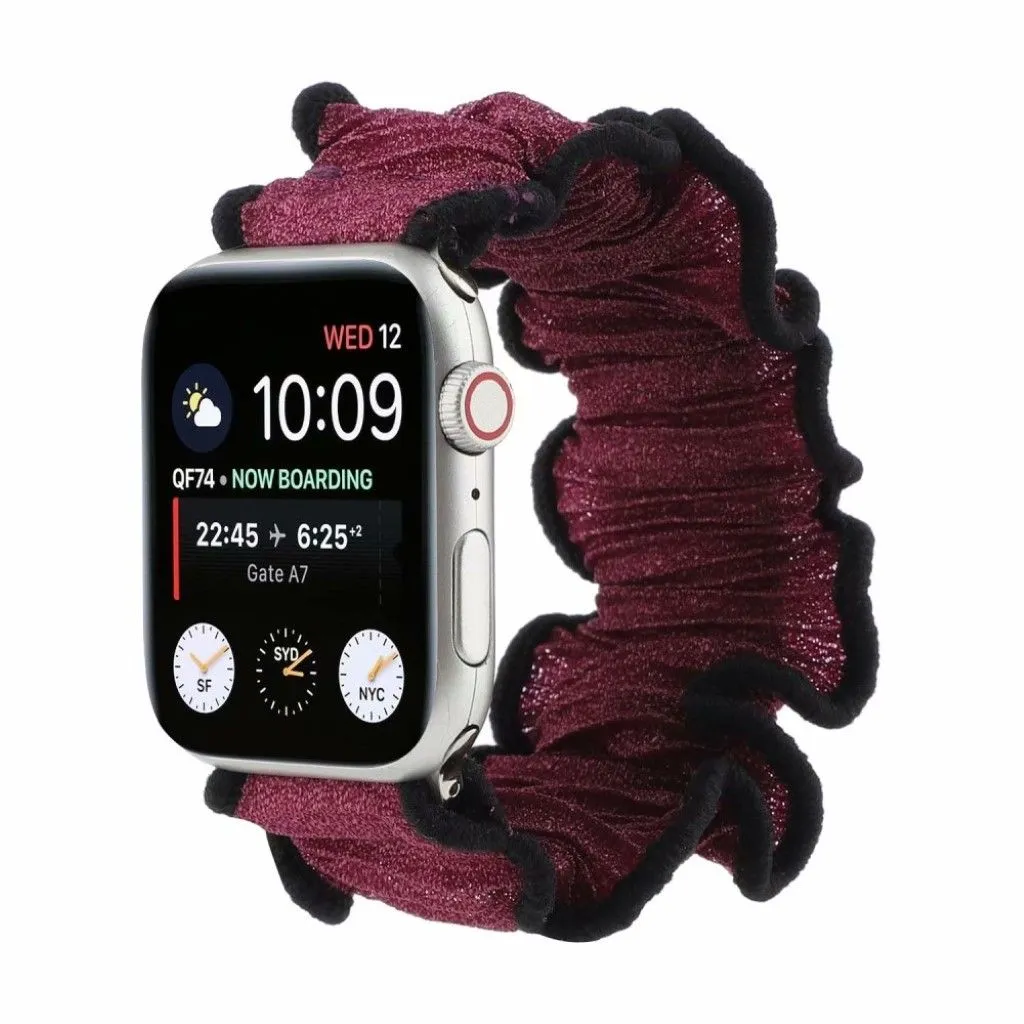 Apple Watch Series 6 / 5 44mm hair band themed watch band - Dark Purple