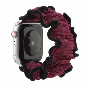 Apple Watch Series 6 / 5 44mm hair band themed watch band - Dark Purple