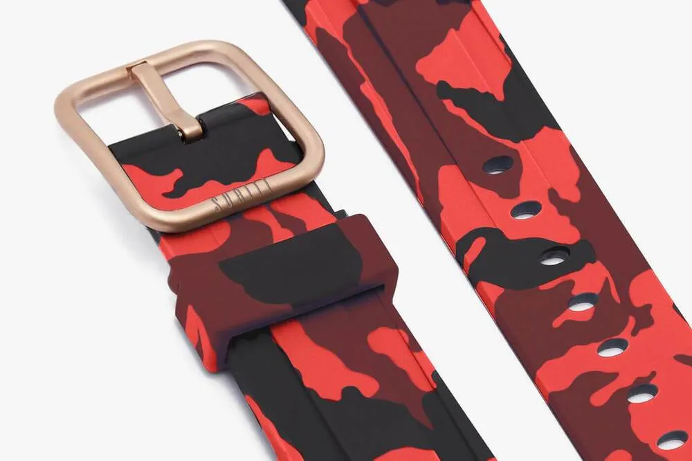 Apple Watch Sport Band Red Camo